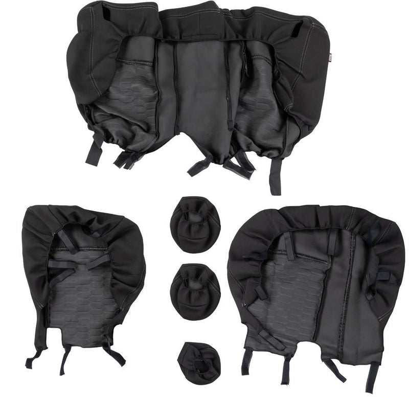 ARB Neoprene Seat Cover Set, Rear, Suitable For Holden Colorado RG Dual Cab 2012 - 2020 and Isuzu D-Max Dual Cab 2012 - 2020 – 0850110NR
