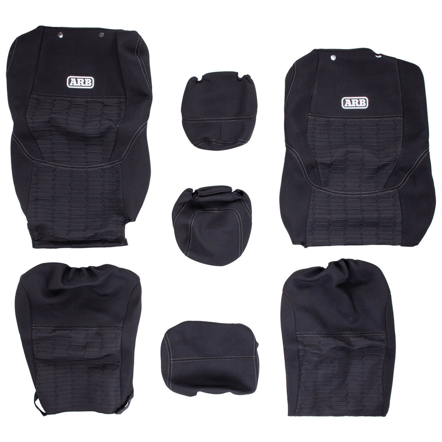 ARB Neoprene Seat Cover Set, Front, Suitable For Toyota LandCruiser 300 Series – 0850101NFB