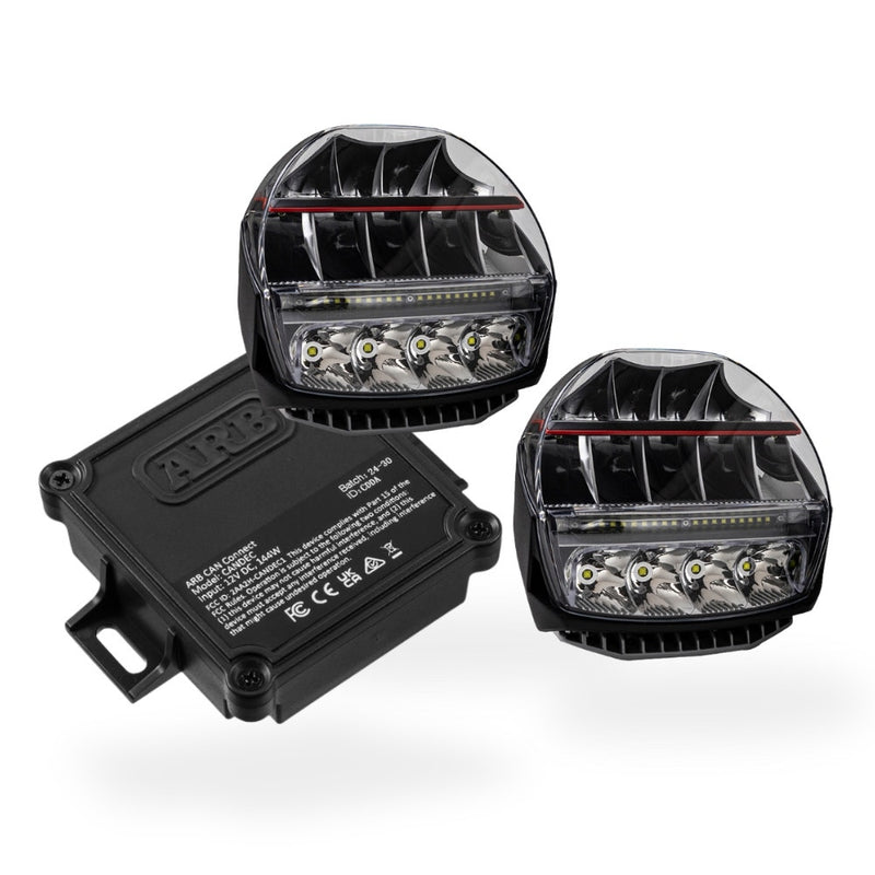 ARB Intensity IQ Pair of Driving Lights with CAN Connect Module – B02792