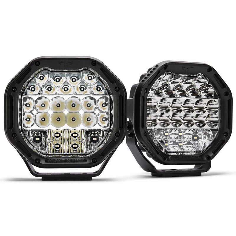 Night Hawk ADV Series 9 Inch Driving Light Kit