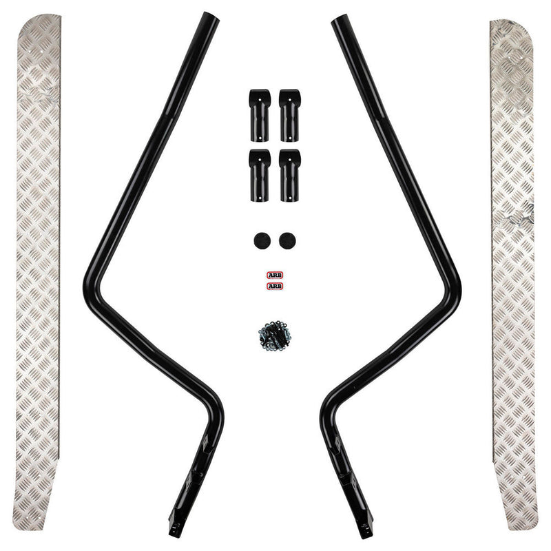 ARB Deluxe Steps and Rails with Aluminium Tread Suitable For 200 Series LandCruiser – B03329
