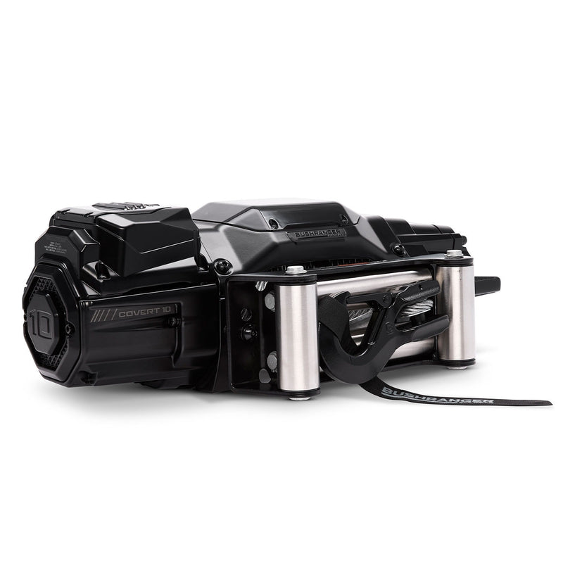 Bushranger COVERT 10W Winch - 12V 10,000lb Wire Rope