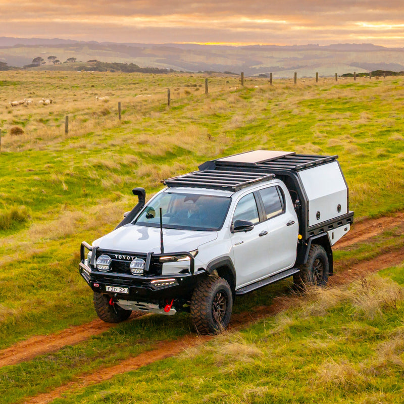 ARB Summit Side Step and Return with Black Tread Suitable For Toyota Hilux – B03567