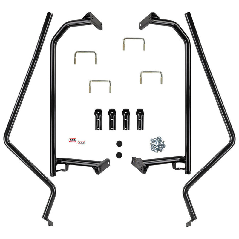 ARB Deluxe Side Rail retains OE Step Suitable For 70 Series LandCruiser – B03376
