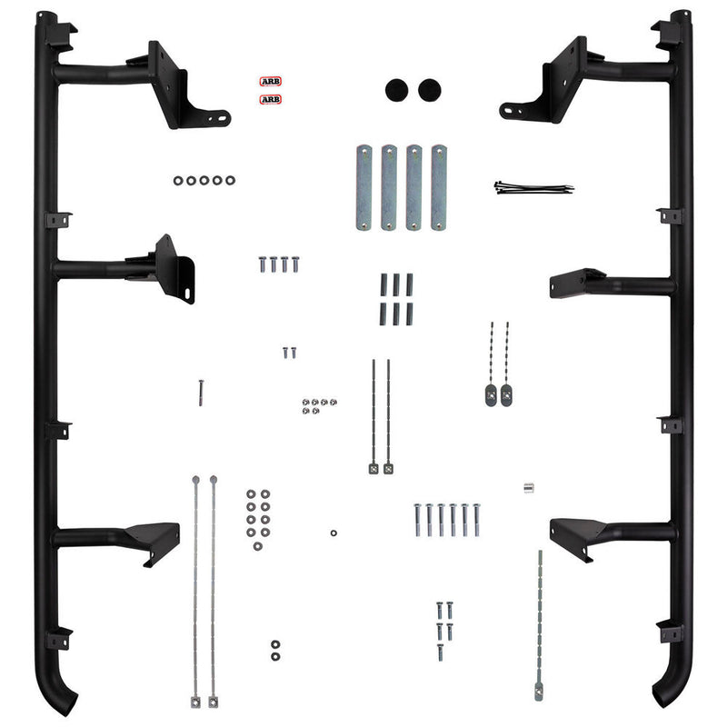ARB Summit Steps and Rails with Aluminium Tread Suitable For Nissan Navara – B03436
