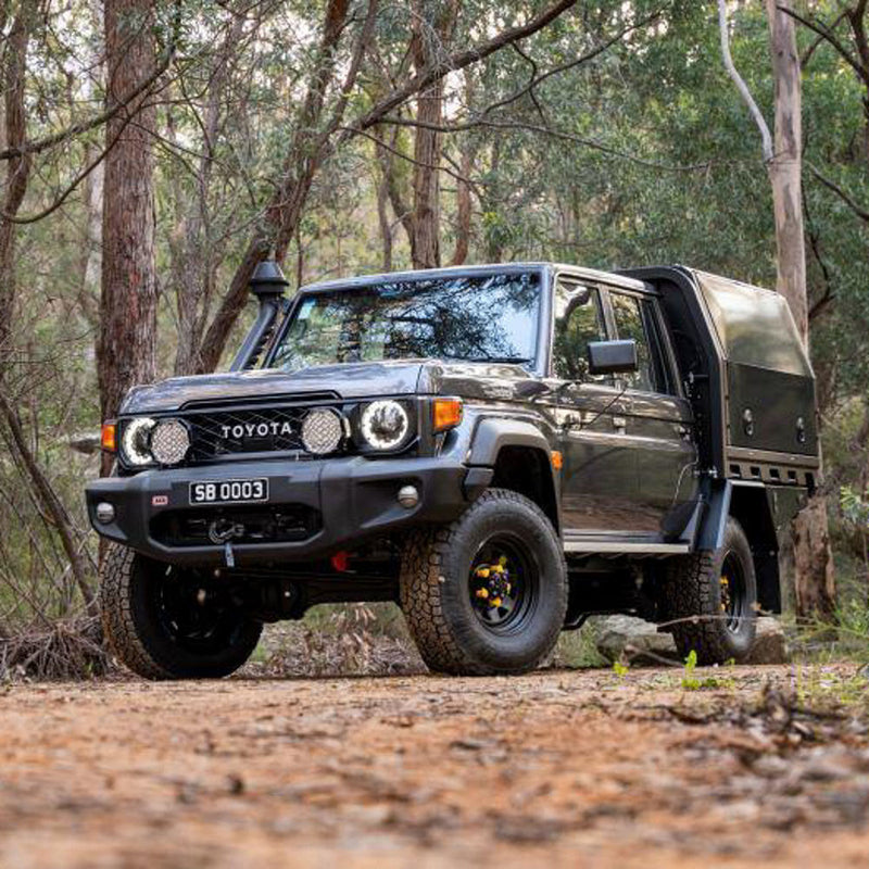 ARB StealthBar with Black Finish Suitable For Toyota LandCruiser 70 Series without Flares – SA330BL259
