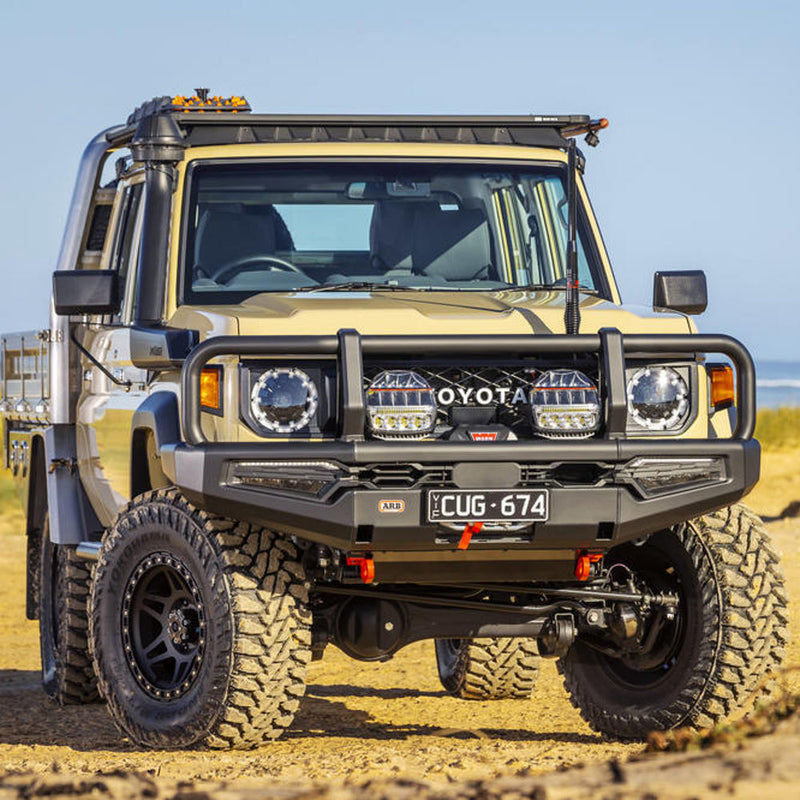 ARB Summit MkII Bull Bar Suitable For LandCruiser 70 Series GXL with Flares – 3412760