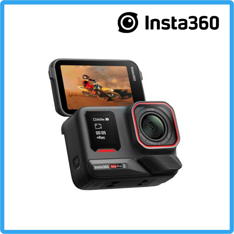 Insta360 Ace Pro 2 Standard Bundle – 4K Action Camera with Leica Optics, PureVideo Night Mode & AI Editing