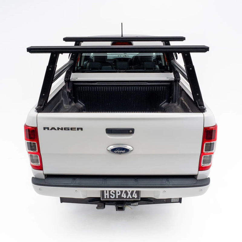 HSP Load Rack Pro Ladder Rack Suits Ford Ranger/Raptor PX Fits Dual Cab Tub – Full Set (Front & Rear Legs + Joiner Bar) 2011–2022 1220-LR2-S
