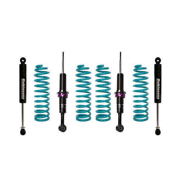 Dobinsons Monotube Adjustable Height Lift Kit – Suits Mitsubishi Pajero NM, NP, NS, NT, NW