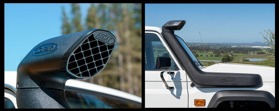 Safari V-Spec Snorkel to suit Toyota LandCruiser 70 Series MY2024 Facelift 4.5L V8 1VD-FTV Diesel 2023-on - SS792HFVD