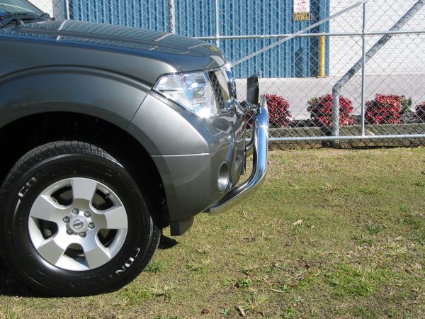 SUITABLE FOR NISSAN PATHFINDER R51 Nudge Bar – Series 2 (07/05 to 04/10) Finish: BLACK RIPPLE