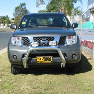 SUITABLE FOR NISSAN PATHFINDER R51 Nudge Bar – Series 2 (07/05 to 04/10) Finish: BLACK RIPPLE