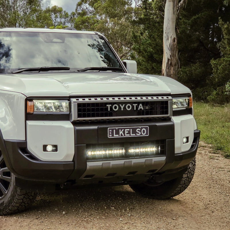 TrailBait Behind-Grille Light Bar Kit for Toyota Prado 250 (2024+)