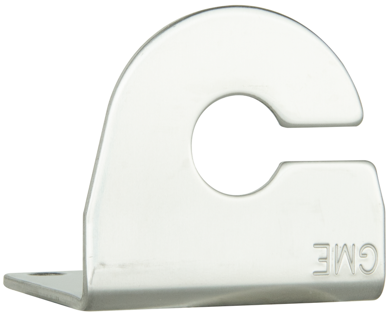 GME MB415SS 2.5mm "L" Bracket with cable slot - Stainless Steel