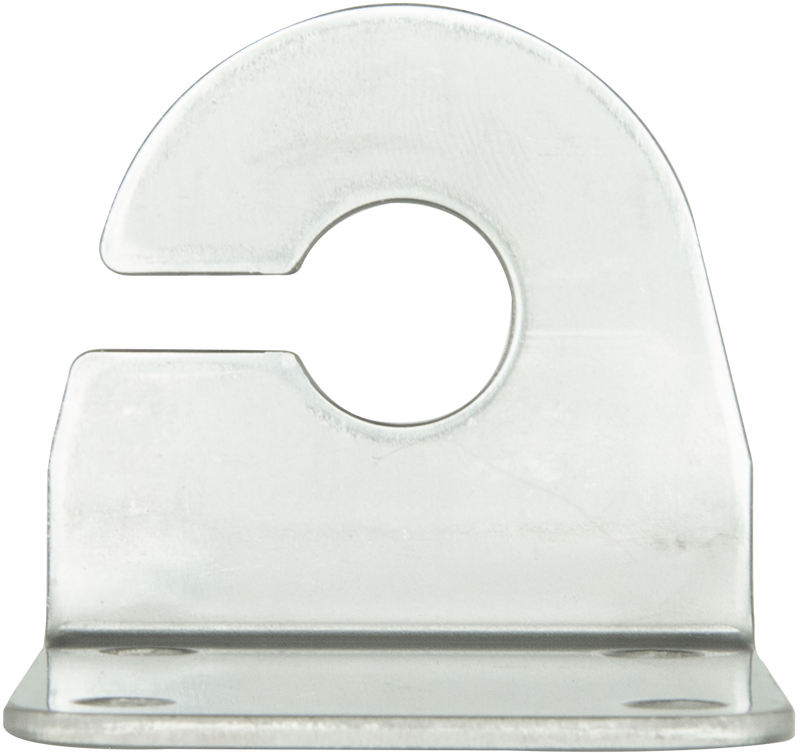 GME MB415SS 2.5mm "L" Bracket with cable slot - Stainless Steel