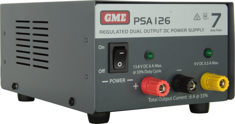 GME PSA126 Regulated Power Supply (7 Amp Peak)