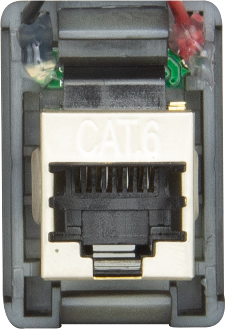 GME XRS-RJ45W1 RJ45 Pass-Through Adaptor - Type 1 (White)