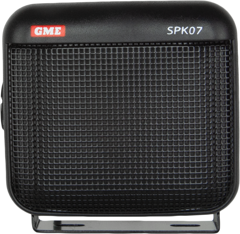 GME SPK07 8 Ohm Dust / Water Resistant Extension Speaker with Lead & Plug - Black