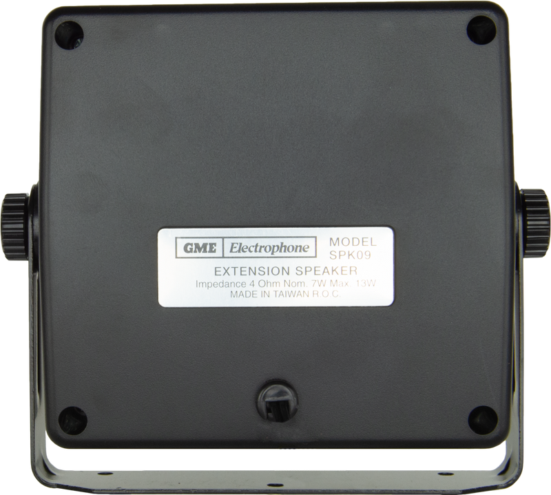 GME SPK09 4 Ohm Extension Speaker with Lead & Plug - Black