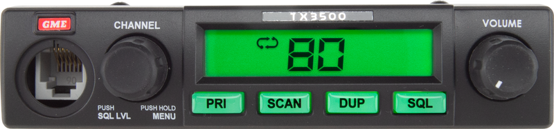 GME TX3500S 5 Watt Compact UHF CB Radio with ScanSuite™