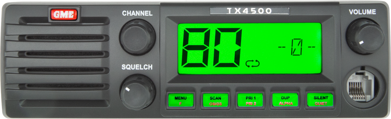 GME TX4500S 5 Watt DIN Mount UHF CB Radio with ScanSuite™