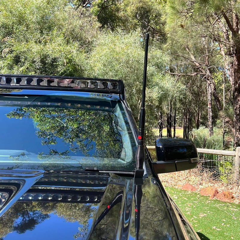 GMF4x4 Ford Ranger RA 2022+ Bonnet UHF Antenna Bracket 035-BB