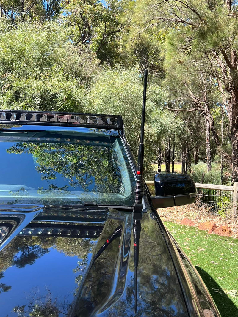 GMF4x4 Ford Everest RA 2022+ Bonnet UHF Antenna Bracket 035-BB