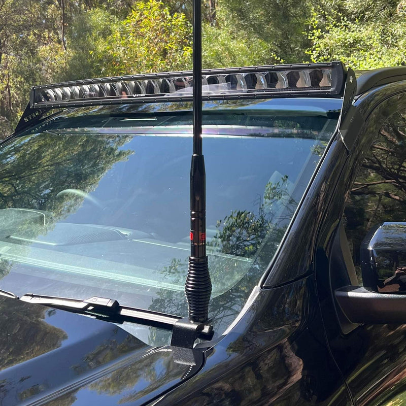 GMF4x4 Ford Ranger RA 2022+ Bonnet UHF Antenna Bracket 035-BB
