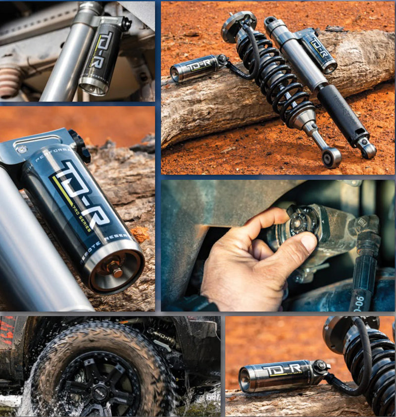 Rear Remote Res Adjustable Shocks VW Amarok 10/2022 on
