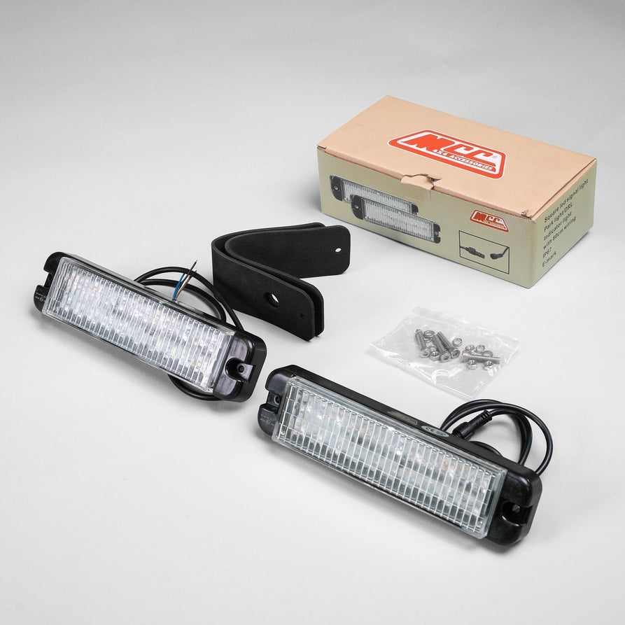 004 Classic Deluxe BullBar Led Side Light (Pair) Indicator and Parker