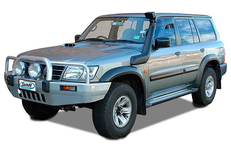 Safari V-Spec Snorkel to suit Nissan Patrol GU Y61 ZD30DDT 3.0L Diesel 1997-on - SS16HFB