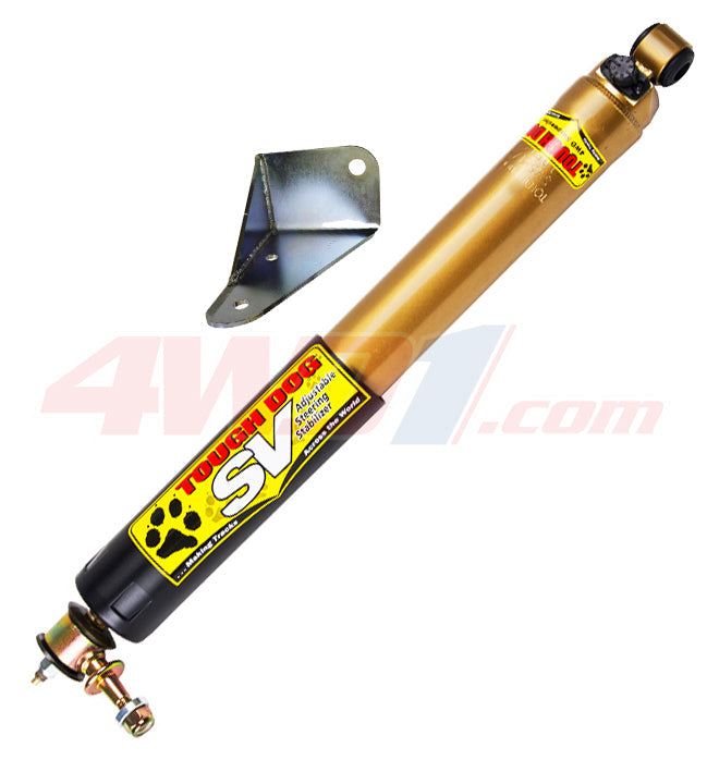 Tough Dog Adjustable 4"+ Steering Damper 105 Series Toyota LandCruiser