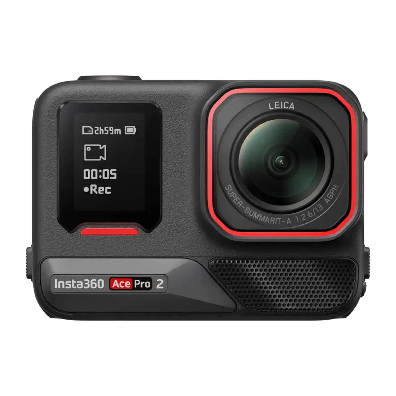 Insta360 Ace Pro 2 Dual Battery Bundle – 4K Action Camera with Low-Light Mastery & Extended Shooting Power