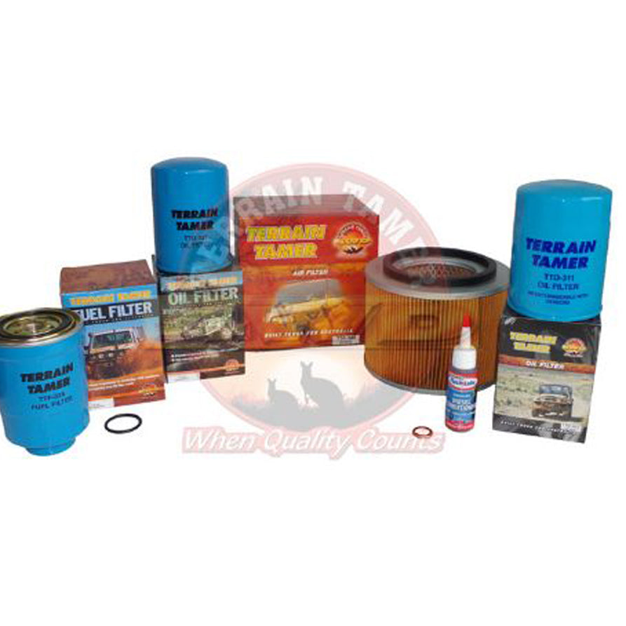 T/T FILTER KIT TD42T NON INTERCOOLED WITH ROUND AIR FILTER