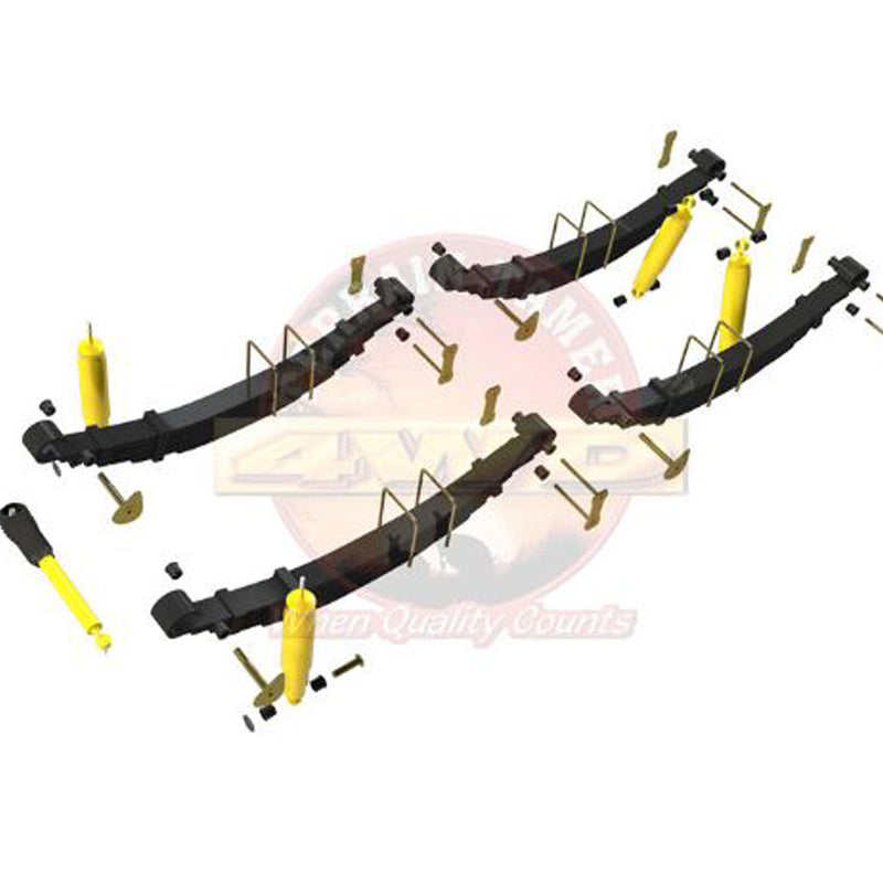 SUSP.KIT UTE LEAF F&R INC SHOCKS SPRG BUSHES PINS STR DAMPER