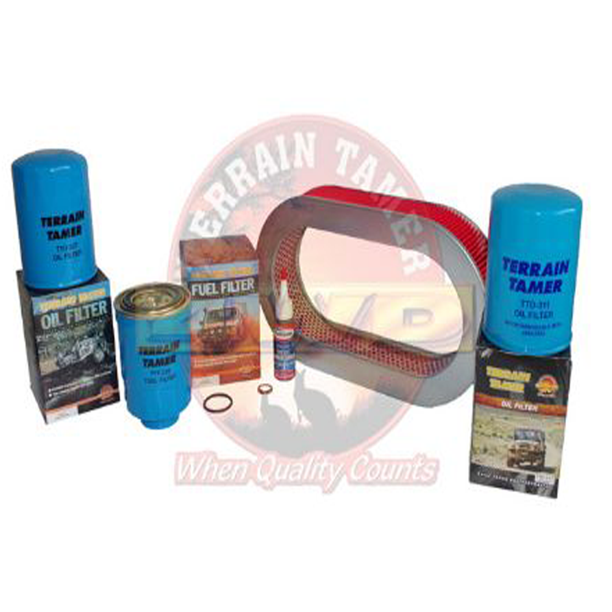 T/T FILTER KIT TD42T NON INTERCOOLED WITH OVAL AIR FILTER