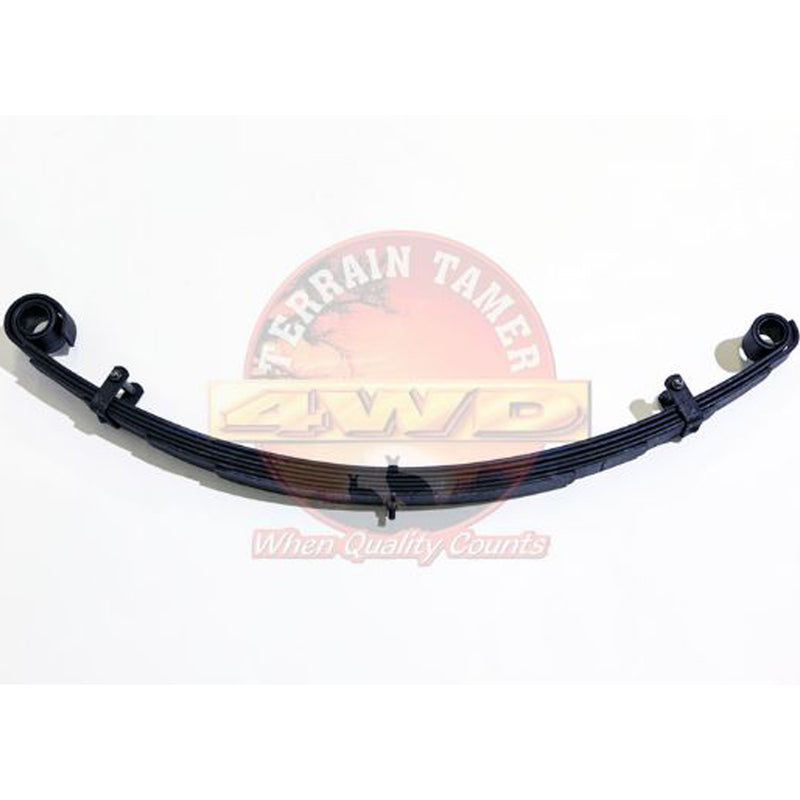 LEAF SPRING FRONT RAISED 50MM TO 100KG SWB LWB WITH BULL BAR