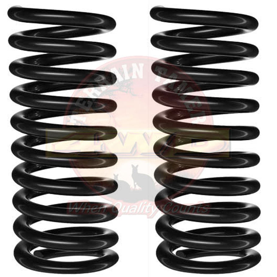 COILS FRONT RAISED 30MM TO 40KG WITH BULL BAR