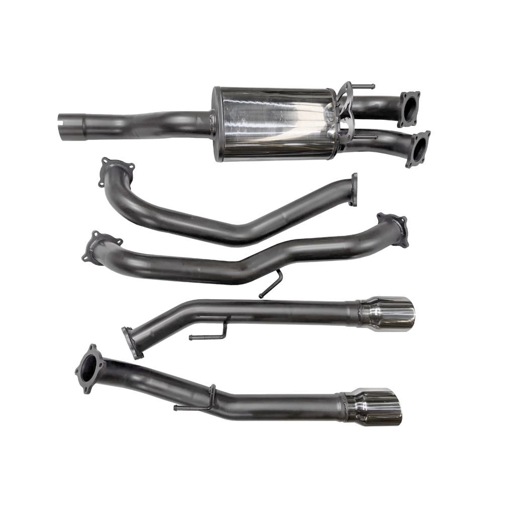 thumbnail image 2 of Catback Exhaust System For 04-05 Dodge Ram 1500 5.7L V8 Crew Cab – 3" Tips & Aluminized Finish 2 of 5