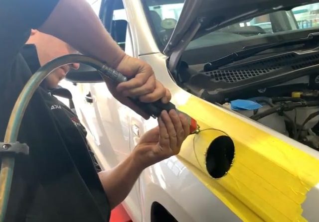 Volkswagen Amarok Stainless Snorkel installation