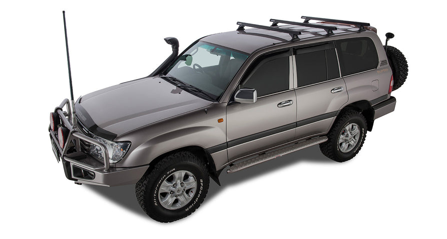 Rhino-Rack Heavy Duty RCH Black 3 Bar Roof Rack for / Suitable for LandCruiser 100 Series 4×4