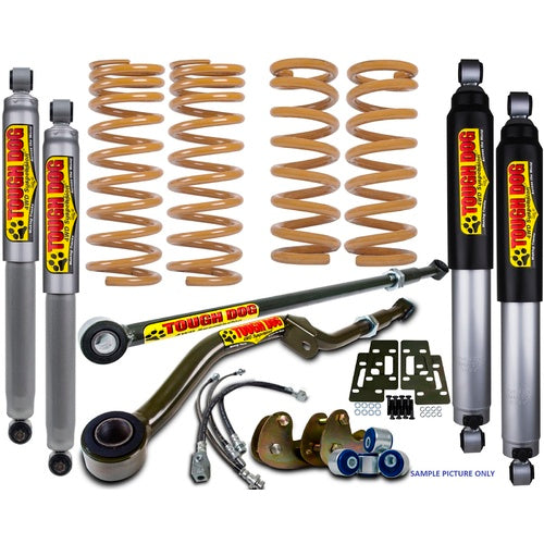 Tough Dog 6 inch suspension kit for Nissan Patrol GU/Y61 Wagon - coil springs, shocks and fitting parts