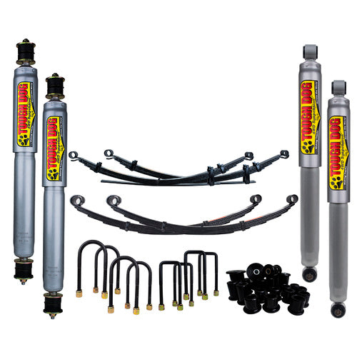 Tough Dog 4 inch suspension kit for Ford F250 1999-2005 - leaf springs and shocks