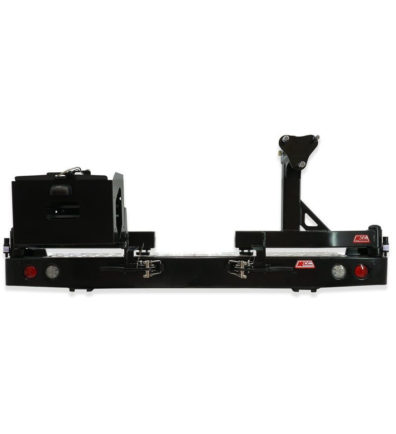 All New Everest 2022-On - 022-02 Rear Wheel Carrier Single Jerry Can Holder Package - SKU MCC-05012-202PK2