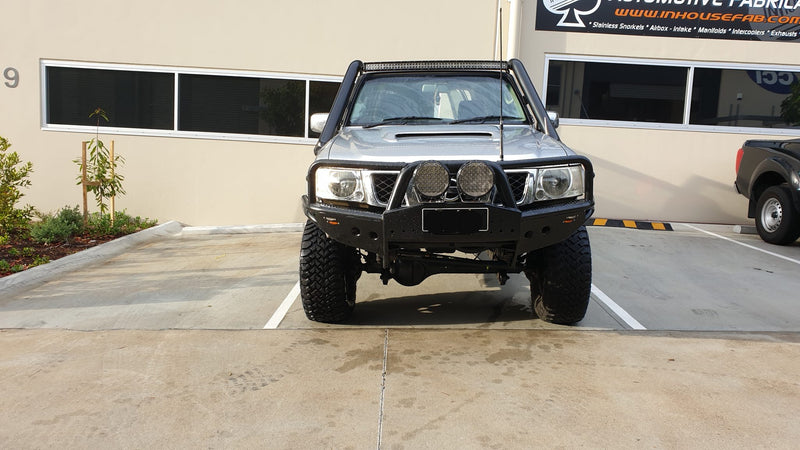 DUAL Nissan Patrol GU Series 4" Stainless Steel Snorkel Kit