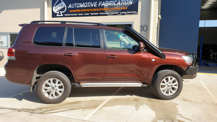 Toyota Landcruiser 200 Series 5" Stainless Steel Snorkel Kit (Short Entry)