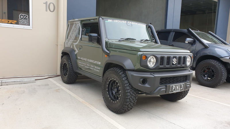 Suzuki Jimny Dual 3.5" Stainless Steel Snorkel Kit