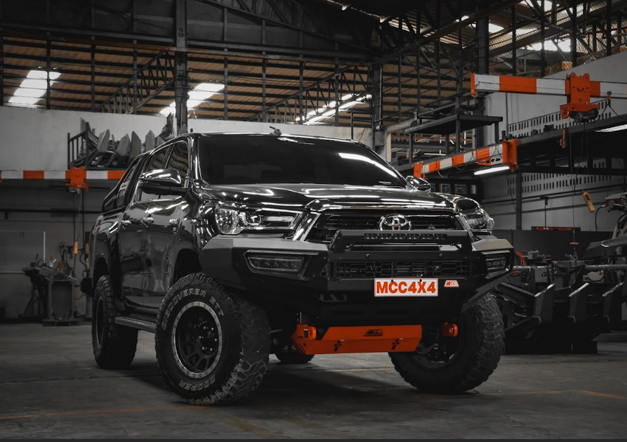 Hilux N80 2016-2021 909-01 Alloy Pegasus Bull Bar Bumper Replacement Package - SKU MCC-01017-901