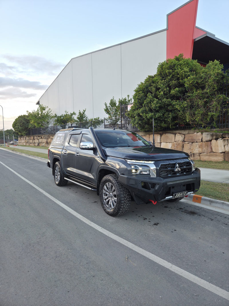 Mitsubishi Triton MV 4" Short Entry Stainless Steel Snorkel Kit